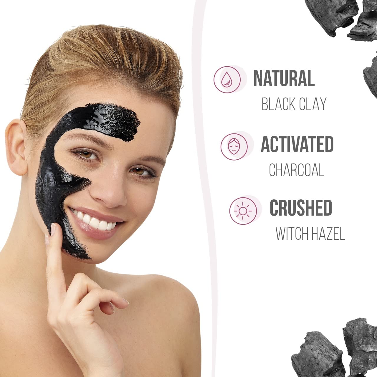 7th Heaven Charcoal + Black Clay Peel - Off 10ml