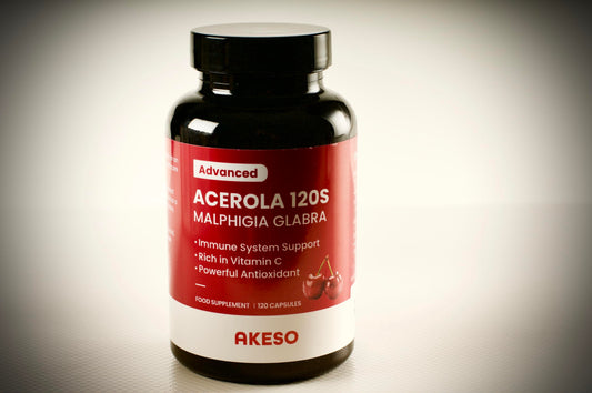 AKESO HEALTH Akeso Health Acerola Vitamin C Supplement, Natural Immune Support, High Potency