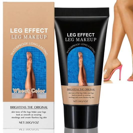 SingHao Leg Makeup Waterproof No Transfer,Vein Cover-Up Cream,Leg Makeup Cover Concealer,Long Lasting Leg and Body Scar Cover Up,Concealer Full Coverage,Body Foundation for Legs,Body Make Up(Wheat Color)