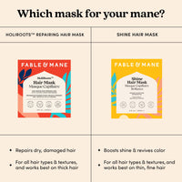 Fable & Mane Fable and Mane Shine Hair Mask (237ml). 3-Minute Hair Gloss Treatment – Boosts Shine, Tames Frizz & Revives Colour – Contains Black Tea Ferments and Bio-Sugar Enzymes for Irresistibly Glossy Strands