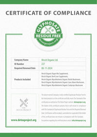 Hirsch Organic Grass Fed Beef Liver Supplement - 100% Certified Organic British Ingredients - Raw Freeze Dried - No Additives - 180 Capsules