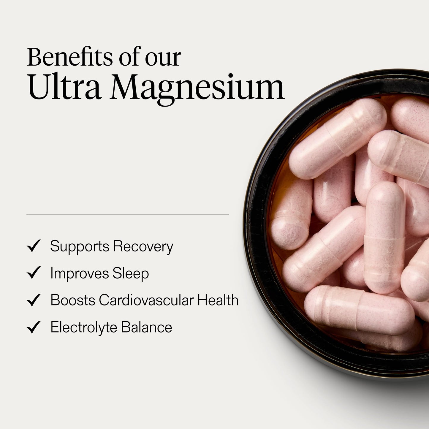 Puresport Ultra Magnesium Supplement Capsules (30 Day Supply), Glycinate 3-in-1 Complex, Supports Recovery & Sleep, Boosts Cardiovascular Health, Maintains Electrolyte & Endurance, Reduces Fatigue
