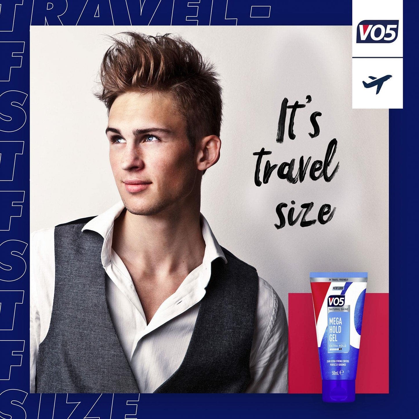 VO5 Mega Hold Styling Gel, 50ml