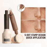 Generic Five-Point Freckle Stamp & Pen – Waterproof, Quick-Drying Faux Freckle & Tattoo Pen for Natural Sun-Kissed Look – Safe for All Skin Types(Ash Chestnut)