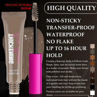 FPNNZ Eyebrow Gel, Brow Gel with Waterproof Formula Long-Wear, Volumizing, Buildable, Creamy Gel Formula for Brow Colour and Structure Non-Sticky, Smudge-Proof Instant Brow Styler (01#Taupe)