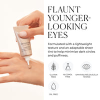 Natura Bissé Diamond Cocoon Sheer Eye | Tinted Eye Contour in Mini Format with Hyaluronic Acid | Hydrating and Rejuvenating Eye Cream | 0.3 oz - 10 ml