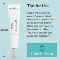 Remescar Neck and Décolleté Cream 40ml – Reduces Wrinkles & Sagging – Clinically Proven Temporary Lift That Smooths Lines & Imperfections – Instant Firming Effect – Stimulates Collagen Production