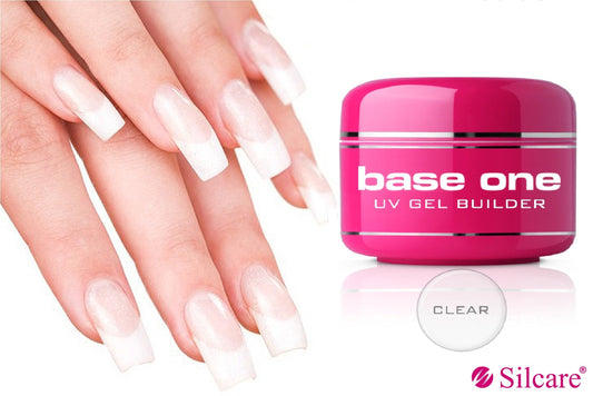 Silcare Base One Clear 50g UV Gel Acid Free Nails Builder File Off Gel (Pack of 2) by eKart