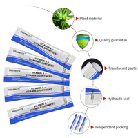 proamate Proamate Tattoo Cream Scar Repair Gel, Microblading Aftercare Ointment Vitamin A&D Anti Scar Tattoo Aftercare Cream for Makeup Microblading and Tattoo Healing Supplies (White 10 PCS/Pack)