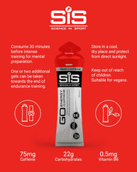 Science in Sport Go Isotonic Energy Gel with Caffeine, Berry Flavour, 60ml (6 Packs)