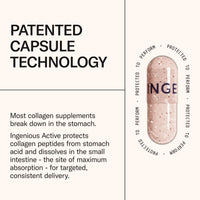InGenious INGENIOUS Active Hydrolysed Marine Collagen Capsules, 100% Pure Marine Collagen Peptides Capsules with Hyaluronic Acid, Natural Astaxanthin, and ActiGin, Boosts Endurance and Recovery (30 Day Supply)