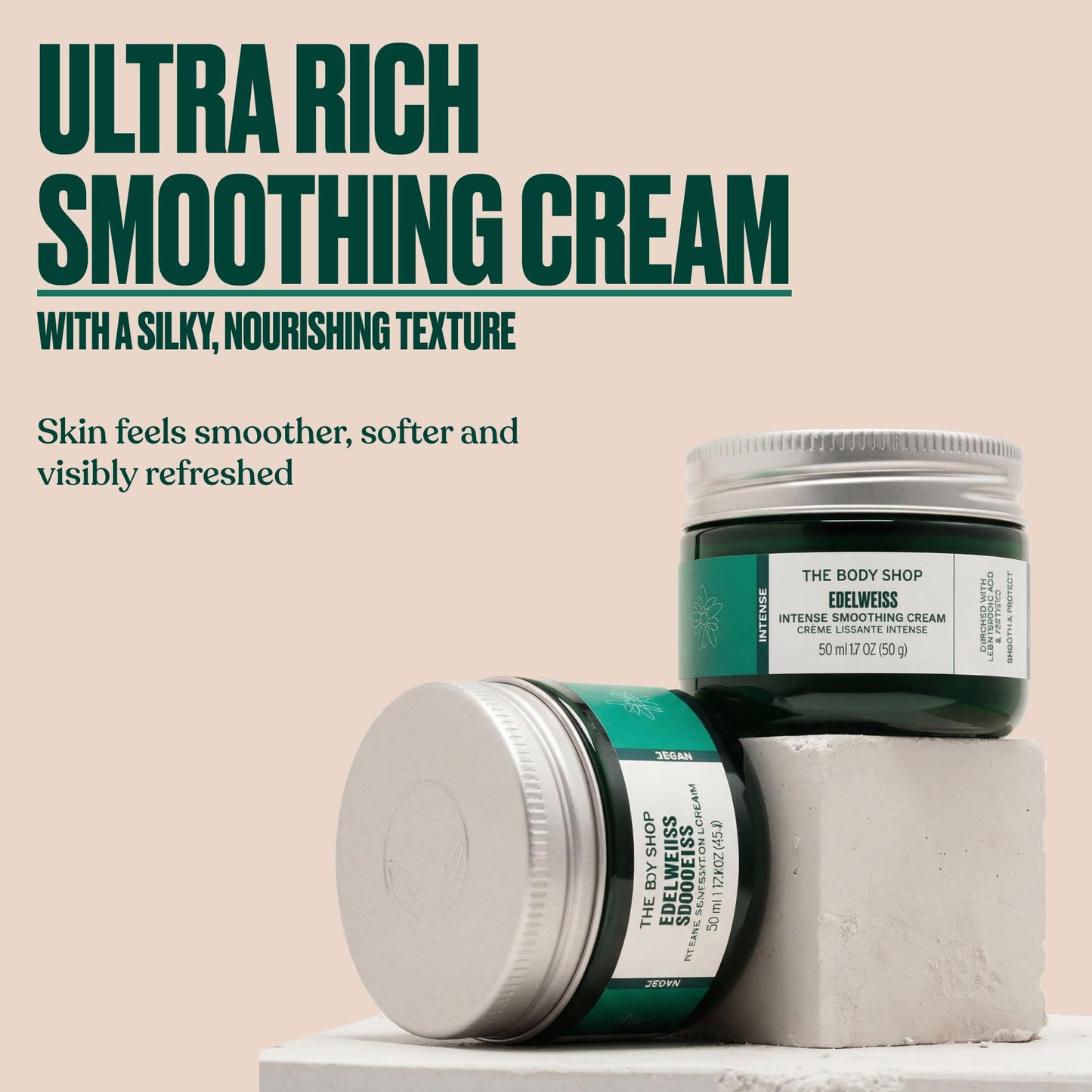 The Body Shop Edelweiss Intense Smoothing Cream 50 Ml