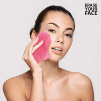 ERASE YOUR FACE Danielle Creations Erase Your Face Eco Friendly Reusable Make Up Remover Cloth in Pink