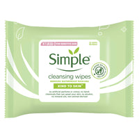 Unilever Simple Kind to Skin Cleansing remove waterproof make-up Facial Wipes for sensitive skin 25 wipes