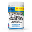 Vit Direct - Glucosamine, Calcium & Chondroitin (with MSM Complex) - 120 Triple Action Capsules - Joint Care Supplement - Supports Joint Health - Designed to Reduce Joint Pain