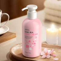 TBeautfave Japan Sakura Hand Cream, Hand Cream for Women, Cherry Blossom Hand Cream, Long-Lasting Hydration, Smooth and Radiant, Refreshing Scent, Hand Cream for Very Dry Hands, Repairs Dry Skin