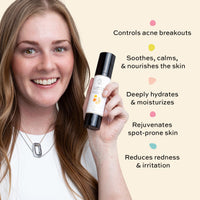 The Natural and Organic Family Face Cream for Pre Teens & Teens - Organic Face Moisturizer for Dry Skin - Soothing Facial Cream with Tea Tree Moisturizer - Daily Face Moisturizer for Acne Prone Skin - Hyaluronic Acid Moisturizer