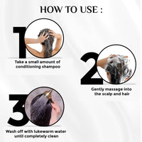 Belitaas Luxury Conditioning Shampoo with Rice Water & Argan Extract – Anti-Dandruff & Anti-Hairfall Treatment, 300ml