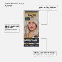 Jerome Russell Bblonde Maximum Colour Toner, Platinum Blonde