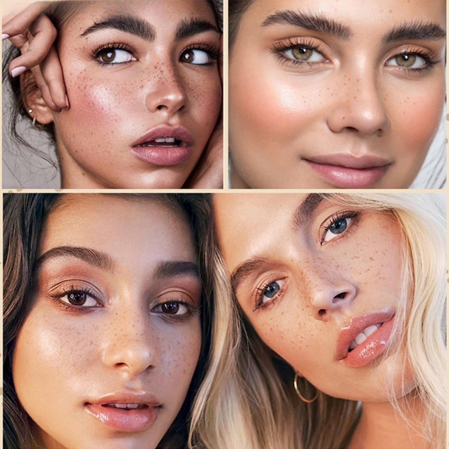 Ruojiar Freckle Blush Pen,2 in 1 Freckle Stamp Pen Liquid B/lush,Freckle Bl/ush Makeup Pencil,Spot Stamp Pen Makeup Pen,Waterproof Freckles Pen,Freckles Stamp Face,Cream Liquid Blush for Cheeks,Fake Freckles