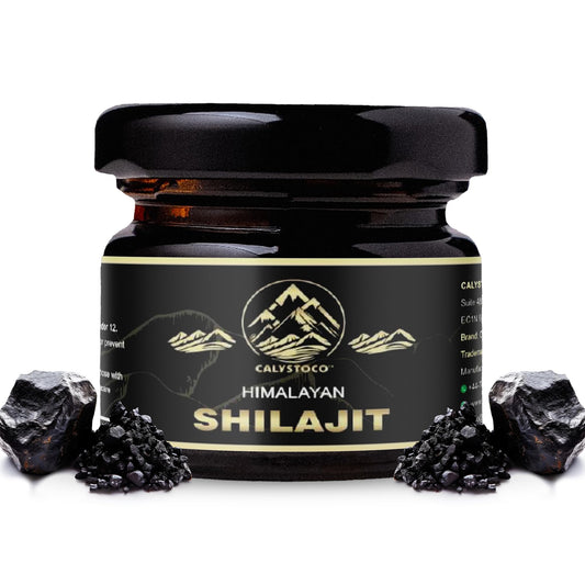 CALYSTOCO TM Shilajit Resin – 30g Pure Himalayan Shilajit with Fulvic Acid, Humic Acid, Magnesium, Calcium & Potassium – Natural Energy, Detox & Vitality Booster