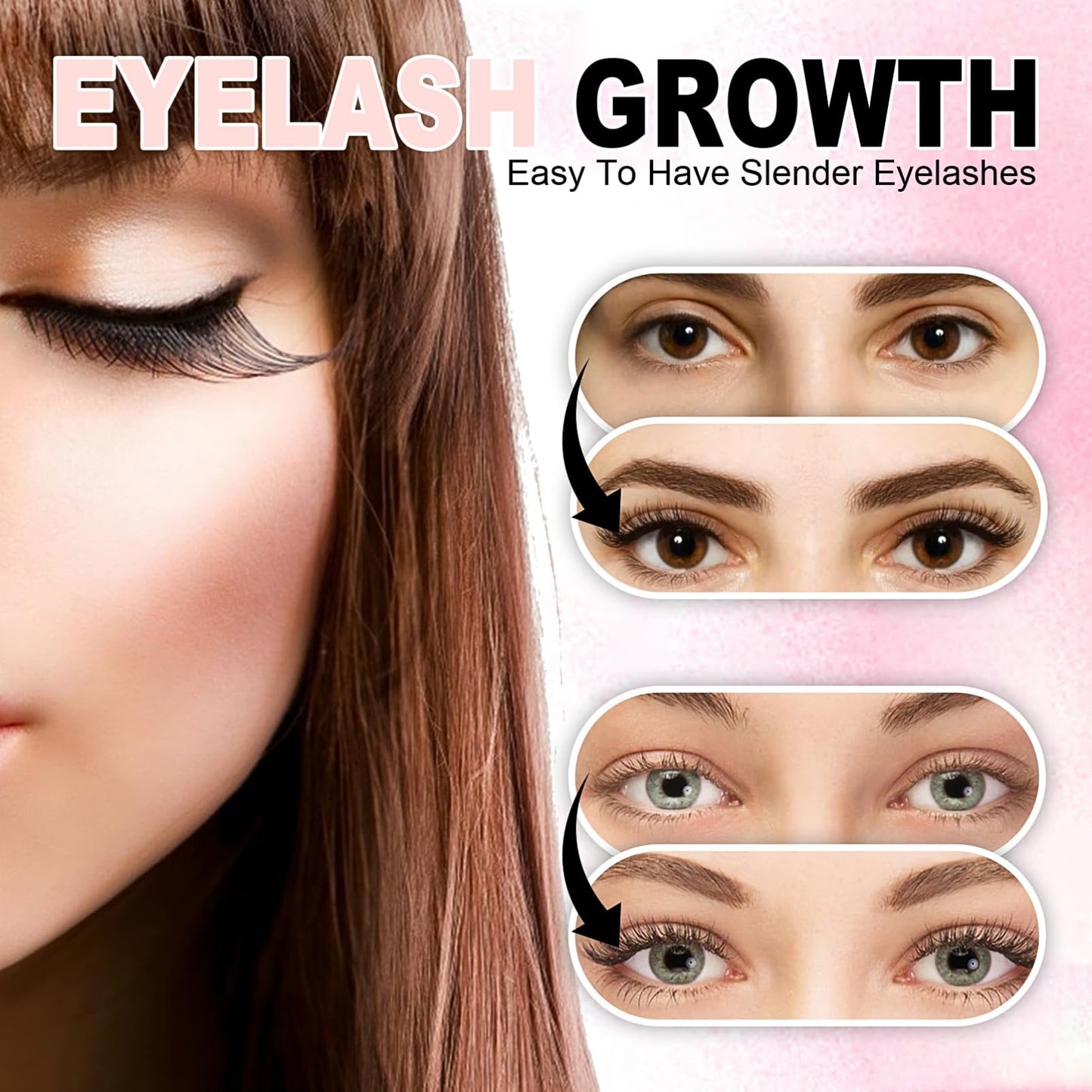 TBeautfave Eyelash Growth Serum, Lash Serum Eyebrow Enhancer Serum, Eyelash Serum for Growth and Thickness, Boost Lash Growth Serum, Advanced Formula for Longer Fuller Thicker Stronger Lashes