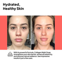 PhLab Collagen Night Soap Bar, Skin Calming Cleasing Bar, Improves Skin Elasticity, Renewed and Firming Skin, 50gr