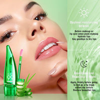 syloripha Syloripha Aloe Vera Lip Oil - PH Temperature Color Changing Gloss, Long Lasting Moisturizing Lip Care Balm, Light Texture No Greasy Lip Care Product For Women
