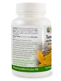 Health Leads ...Working With Nature Turmeric Capsules 1455mg with Curcumin and Black Pepper (3 Month Supply) High Strength Active Extracts | Clean British Supplements