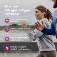 Hepatica Astragalus Membranaceus 6,000mg Equivalent | 400mg 15:1 Extract | Standardised to 20% Polysaccharides (80mg) | 120 Vegan Capsules | 3rd Party Lab Tested