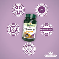 natures aid Natures Aid Co-Q-10 100mg Capsules | 1 x 30s