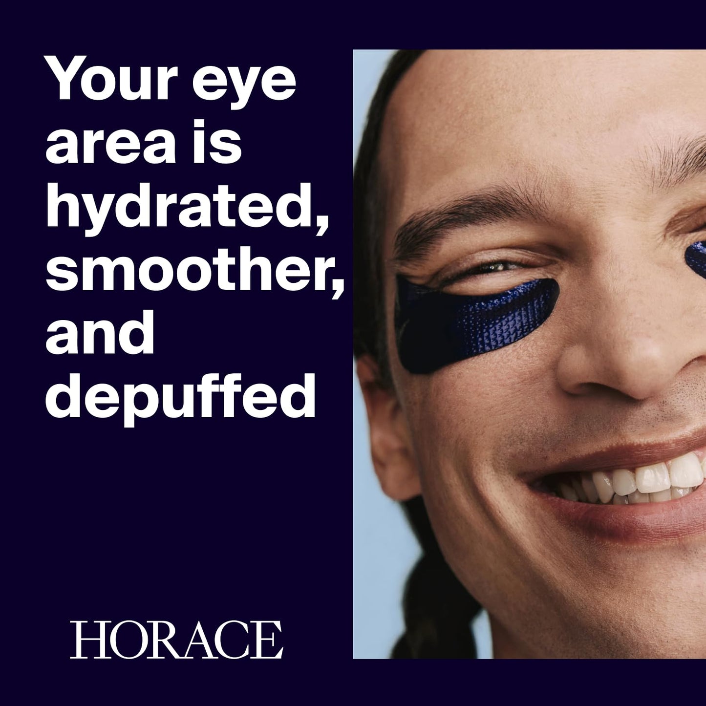 HORACE Anti-Fatigue Under-Eye Patches for Men - Unscented, Pack of 5 Pairs