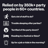 Happy Tuesdays Recovery Bundle | Festivals, Parties, Raves, Summer Holidays, Travel Essential | 10 All Night Electrolytes & 6 Post-Rave Wellness Packs | Electrolyte Rehydration | After Party Recovery