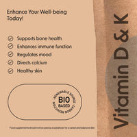 Fitness Health Fitness health Vitamin D3 and K2 120 Tablets - Max Strength D-3 Cholecalciferol & K-2 MK7 to Support Healthy Bones, Teeth - Easy to Swallow Vitamin D & K Complex - Non-GMO, Gluten Free