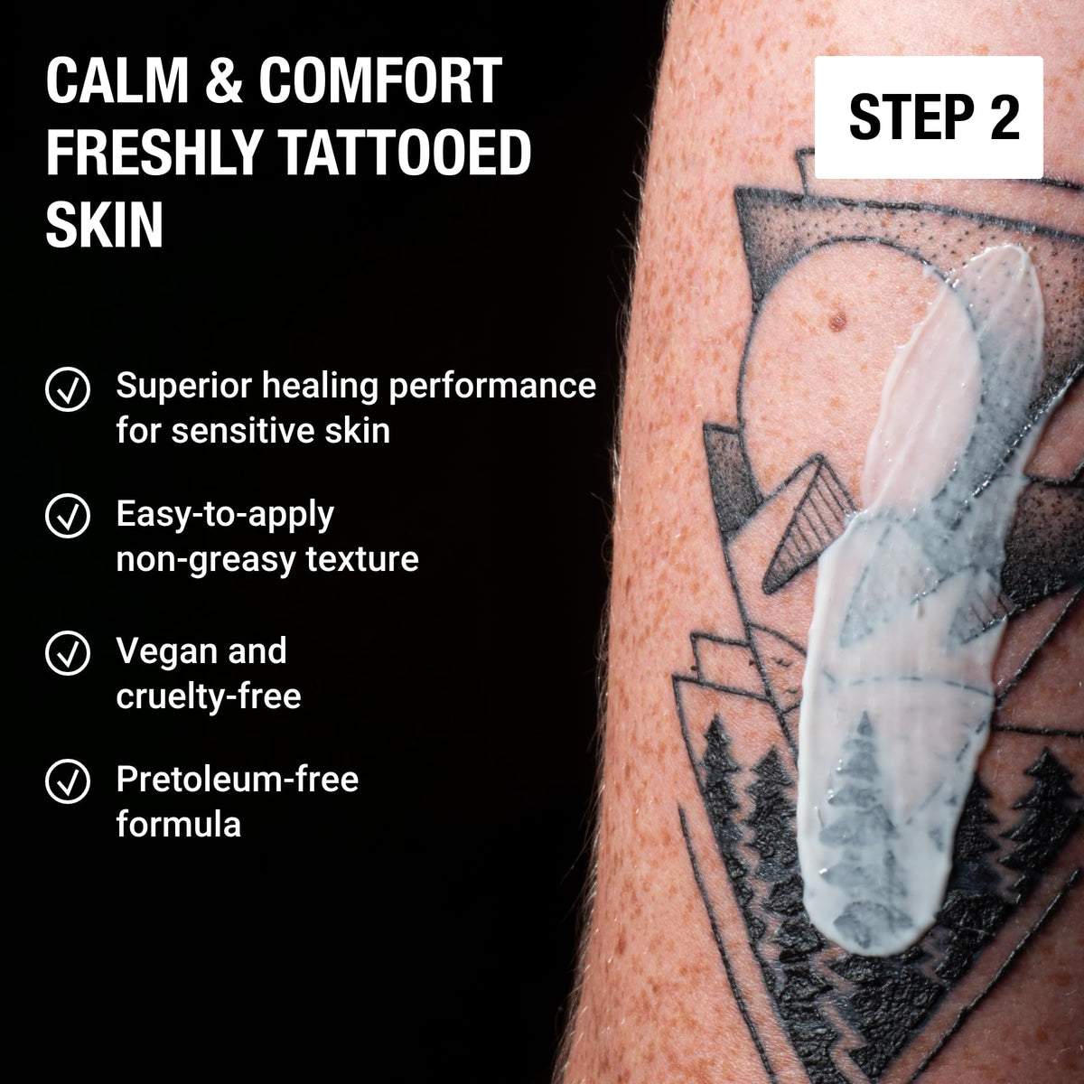 Stories & Ink Tattoo Care Stories & Ink Tattoo Aftercare Duo - 2-Step Routine for Fresh Tattoos, Contains: Cream & Foam Cleanser