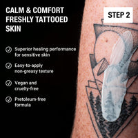 Stories & Ink Tattoo Care Stories & Ink Tattoo Aftercare Duo - 2-Step Routine for Fresh Tattoos, Contains: Cream & Foam Cleanser