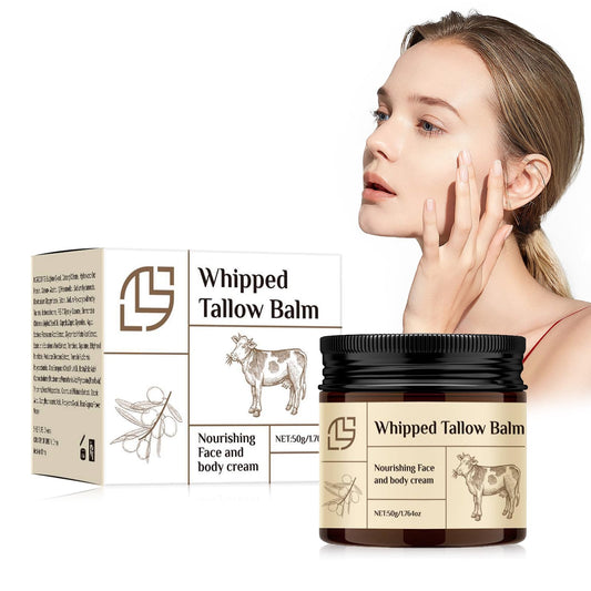 MADGININE 50g Tallow Face Cream Tallow Beef Tallow Moisturiser Beef Tallow for Skin Tallow and Honey Balm Gentle and Moisturizing Face and Body Tallow Cream, Suitable for All Skin Types, A Thoughtful Gift