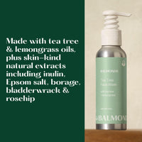 Balmonds Tea Tree Face Wash - 99% Natural Foaming Cleanser with Lemongrass for Sensitive, Breakout-Prone Skin, Vegan, Paraben-Free, 125ml