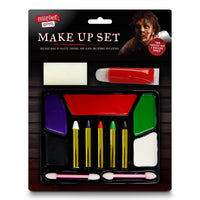 SOL Halloween Make Up Kids Set | Complete Make Up Set Fake Blood, Crayons, Halloween Face Paint & Applicators | Safe to Use for Kids Face Paint Kit | Halloween Makeup Kit | Vampire Makeup Kit Facepaint