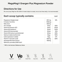 Nutri Advanced - MegaMag Energen Plus Magnesium Powder Orange - 30 Servings