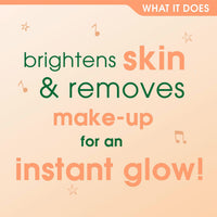 Simple Protect ‘N’ Glow Instant Glow Biodegradable Wipes dermatologically tested for sensitive skin 20 wipes