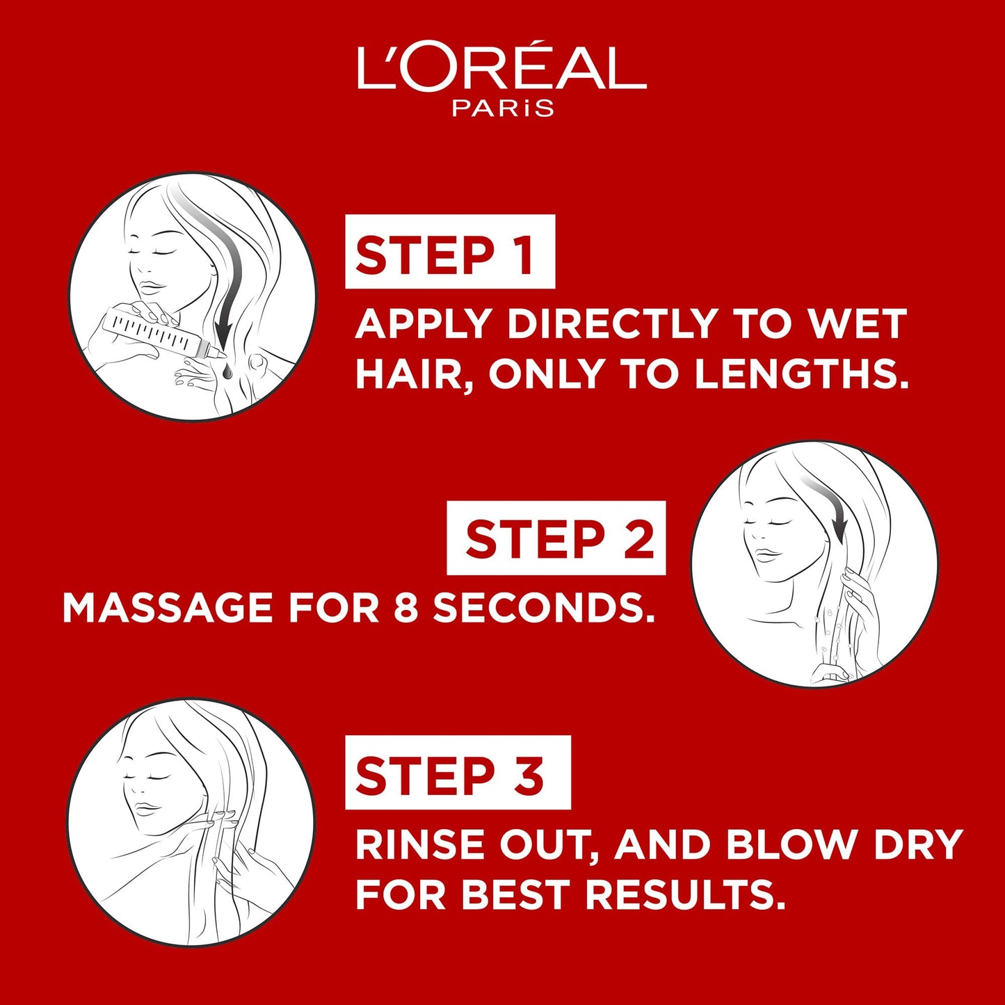 L'Oreal Paris L'Oréal Paris Wonder Water, Liquid Hair Conditioner by Elvive Colour Protect, 8 Second Hair Treatment for Damaged, Coloured Hair with Lamellar Technology, 200 ml