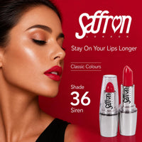 Saffron LONDON Saffron - 0134 Lipstick "Stay on Your Lips Longer" (Colour 36 Siren)