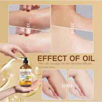 2PCS Ginger Massage Oil for Muscle Relaxation & Skin Hydration,Massage Oils for Massage Therapy,Body Oil for Muscle Pain Relief,Soothing Essential Oil with Vitamin E,Stress Relief & Tired Legs