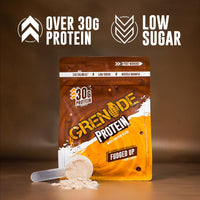 Grenade Protein Powder, Whey Protein Blend with 30g Protein per Serving, High Protein, Low Sugar (12 Servings) - Fudged Up, 480 g (Pack of 1)