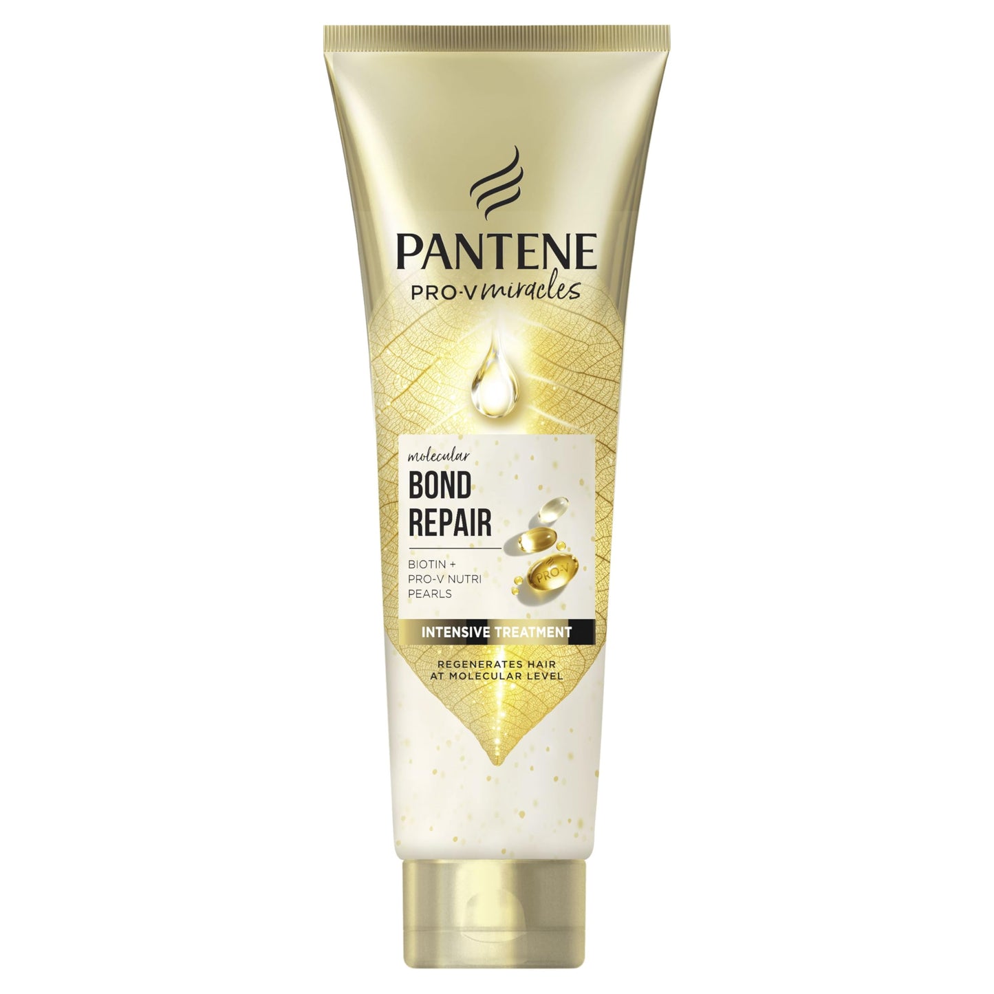 Pantene Molecular Bond Repair Deep Conditioning Hair Treatment with Biotin 150ml Pro-V Concentrated Formula for Extremely Dry Damaged Hair. Leaves Hair Visibly Healthier, Strengthened & Regenerated