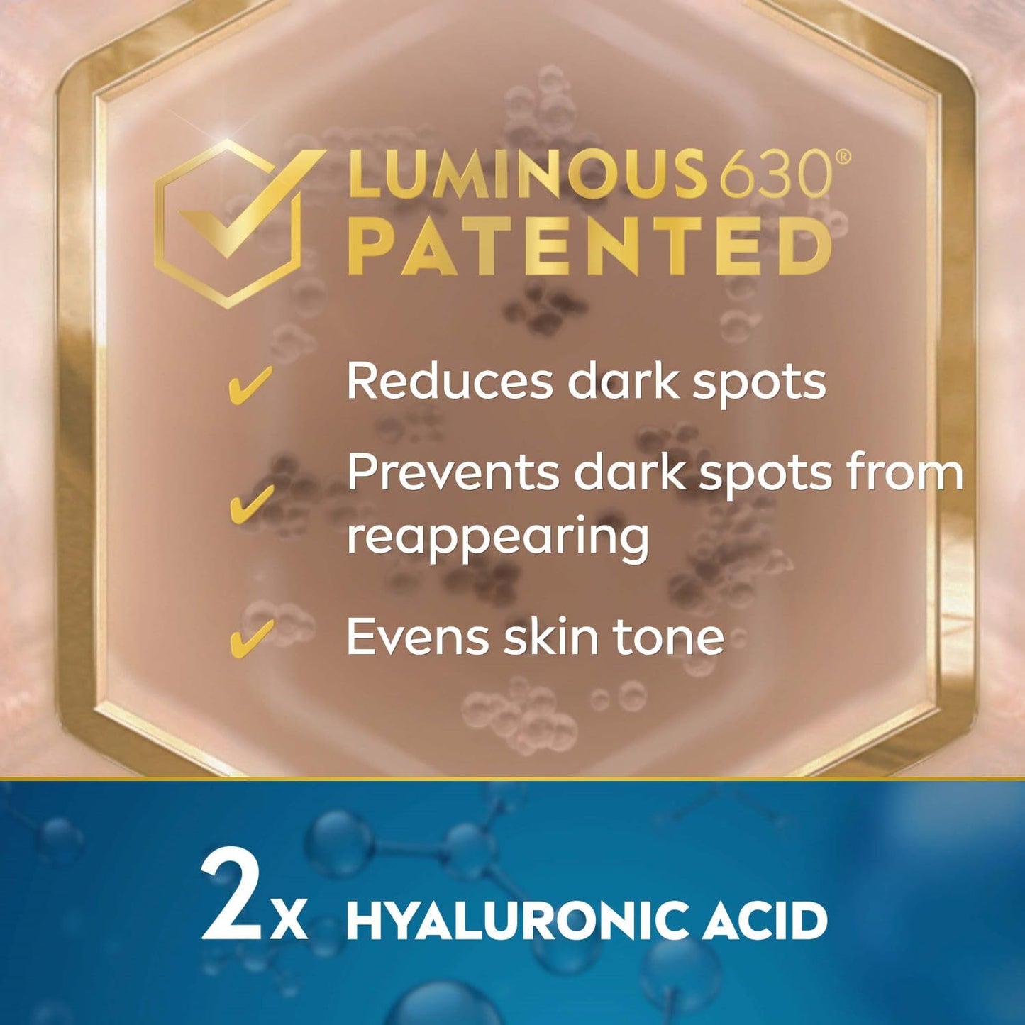 NIVEA LUMINOUS 630 Anti Dark-Spot Advanced Treatment Face Serum (30ml), Dark Spot Corrector Facial Serum, Lightweight Face Moisturiser Dark-Spot Treatment with Hyaluronic Acid