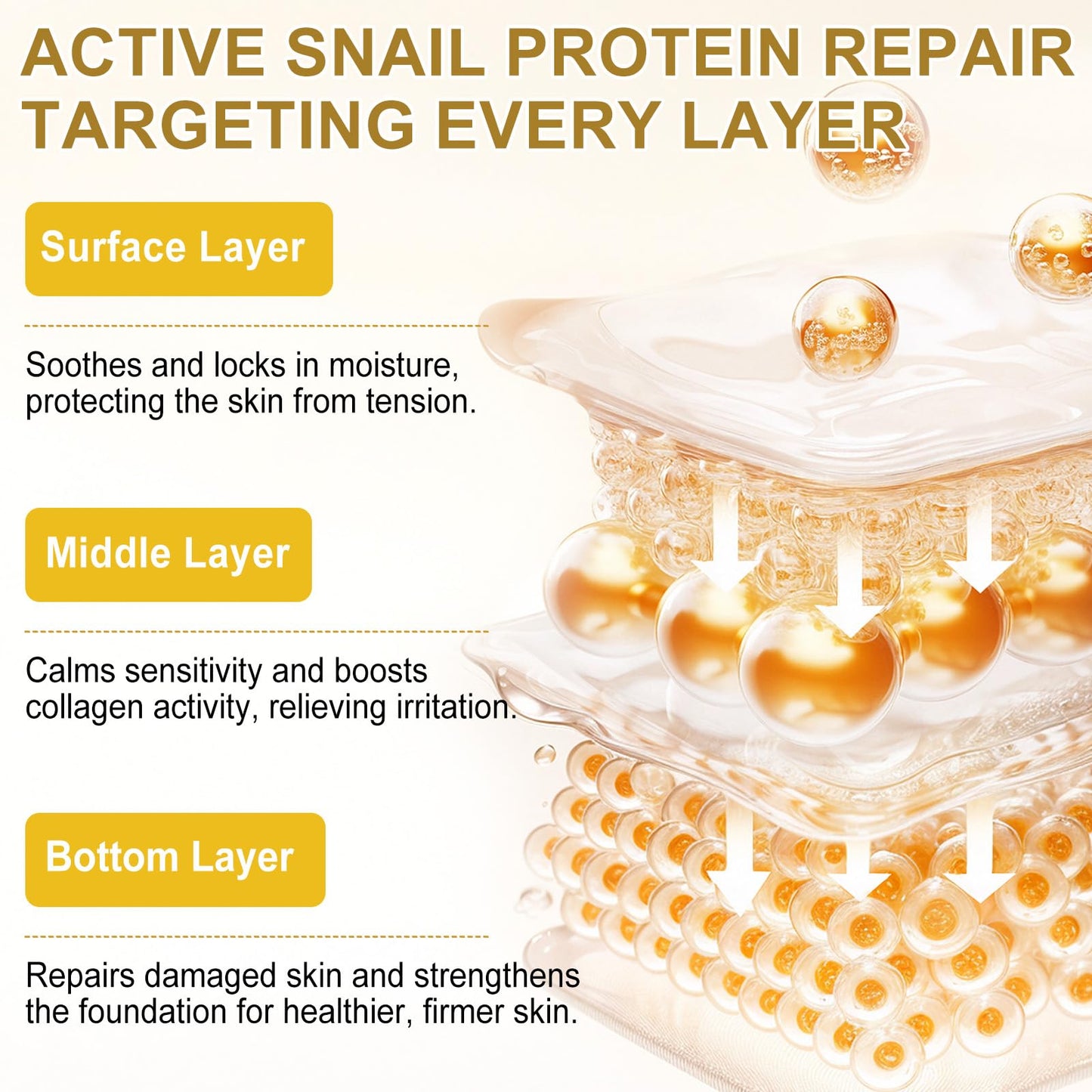 Advanced Snail Mucin Glass Glow Hydrogel Face Masks, Overnight Collagen Face Mask - Deep Hydration, Firm and Smooth Skin Care (4 PC)