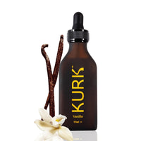 Kurk KURK Essential Liquid Turmeric Supplement, Turmeric Curcumin Drops, Oil for Advanced Everyday Wellness, Focus & Energy, 185x More Absorbable Than Powders, Plant-Based (Vanilla) (95ml)
