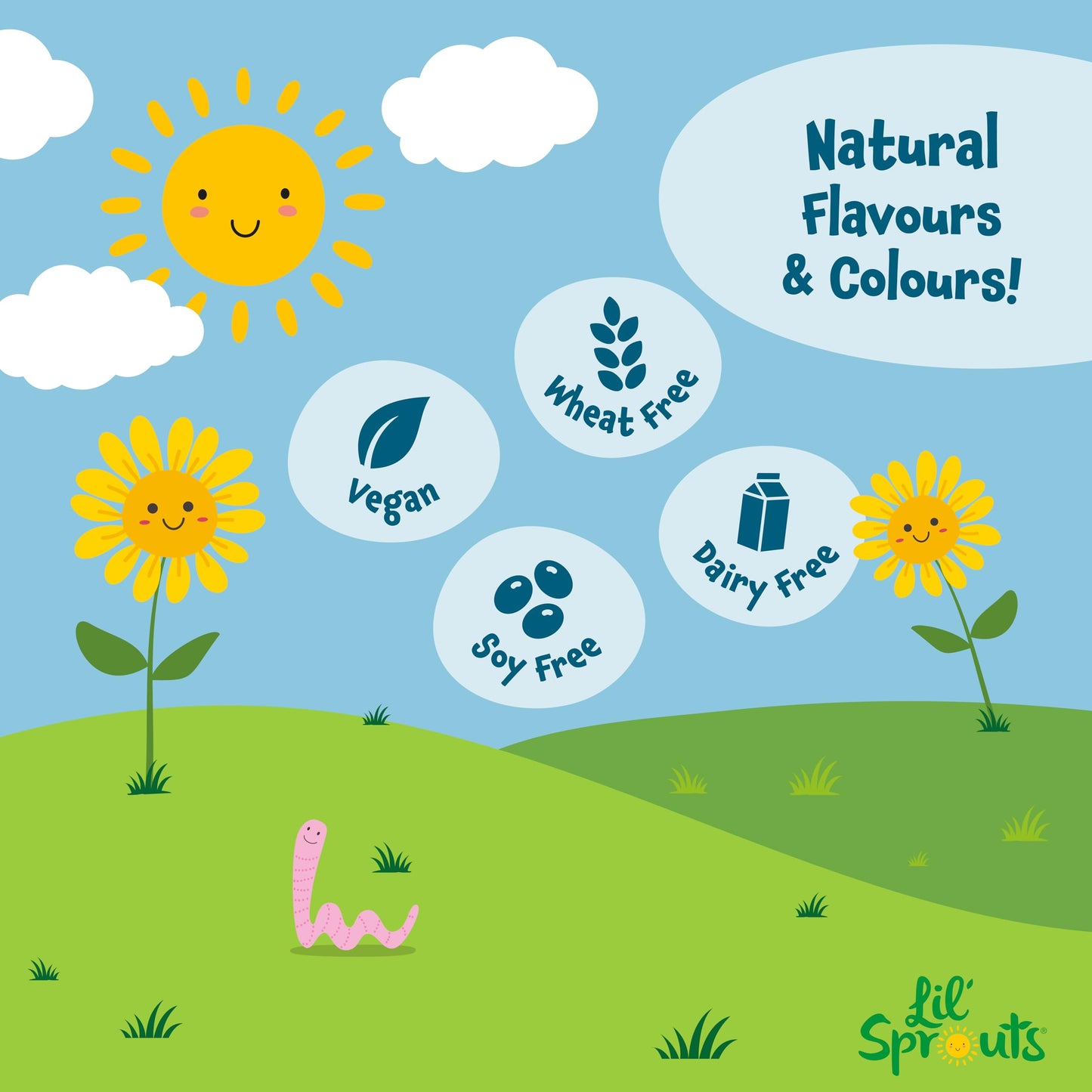 Iron Tablets for Kids with Vitamin C | 90 Chewable Tablets (3 Months Supply) | Natural Berry Flavour | Vegan Iron Supplement for Kids | by Lil' Sprouts